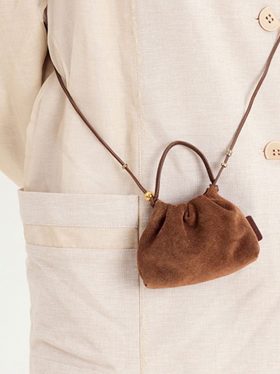 Songmont Lucky Pouch Charm - Sandal Suede