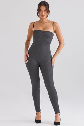 Charcoal loungewear jumpsuit
