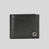 Gucci GUCCI Men's Leather Bifold Wallet With Interlock GG Logo - Wallets | Shop From The Mirage