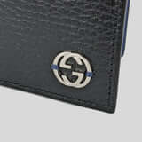Gucci GUCCI Men's Leather Bifold Wallet With Interlock GG Logo - Wallets | Shop From The Mirage