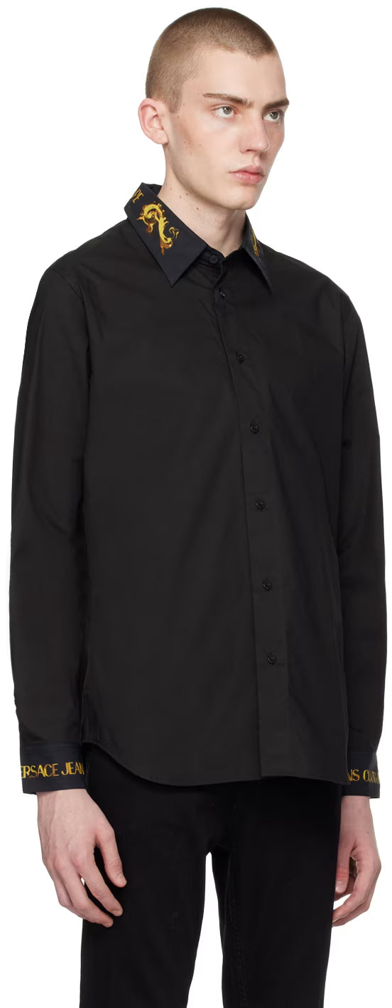 Black Watercolor Couture Shirt