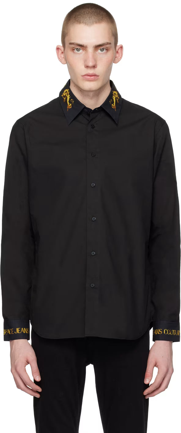 Black Watercolor Couture Shirt