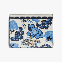 Madison Vase Floral Small Slim Card Holder