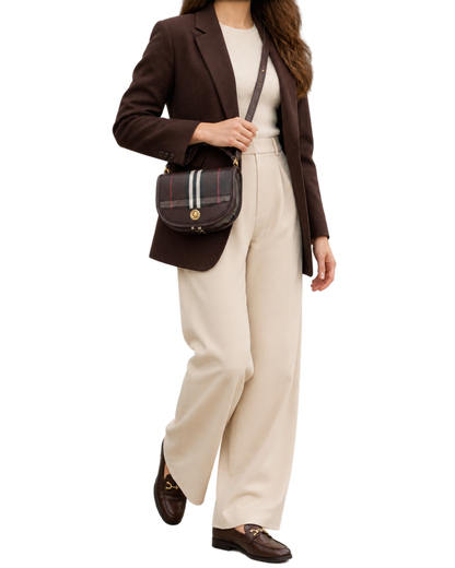 Mahogany Multicolor Highlands Mini Cross Body Bag