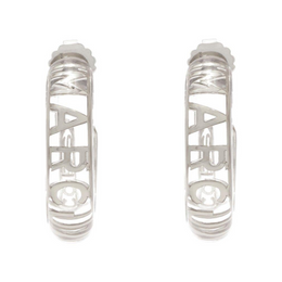 Monogram Hoops