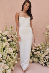 Margaux ivory draped bridal gown - limited edition