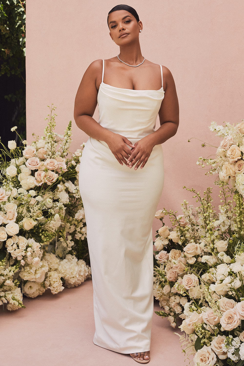 Margaux ivory draped bridal gown - limited edition