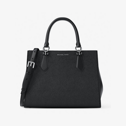 Marilyn Medium Saffiano Leather Satchel