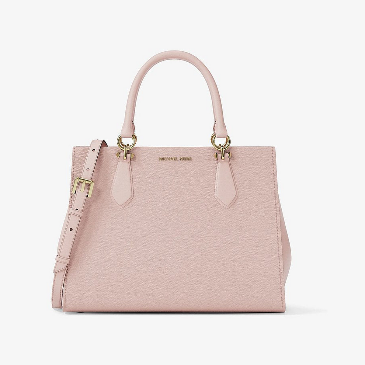Marilyn Medium Saffiano Leather Satchel