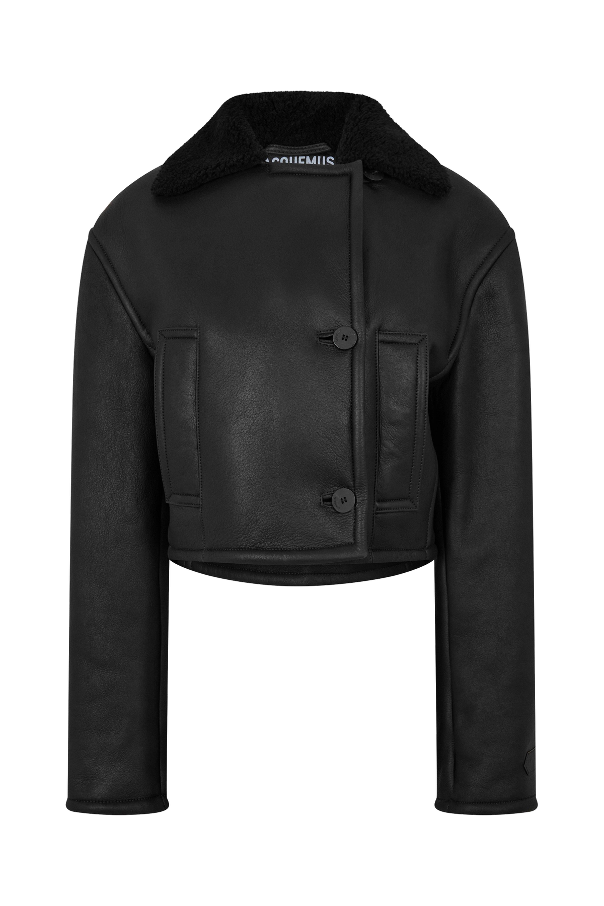 Marino Blouson Long Sleeve Lamb Leather Jacket