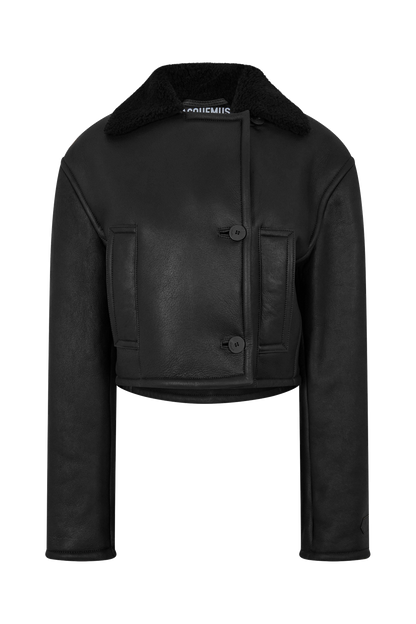 Marino Blouson Long Sleeve Lamb Leather Jacket