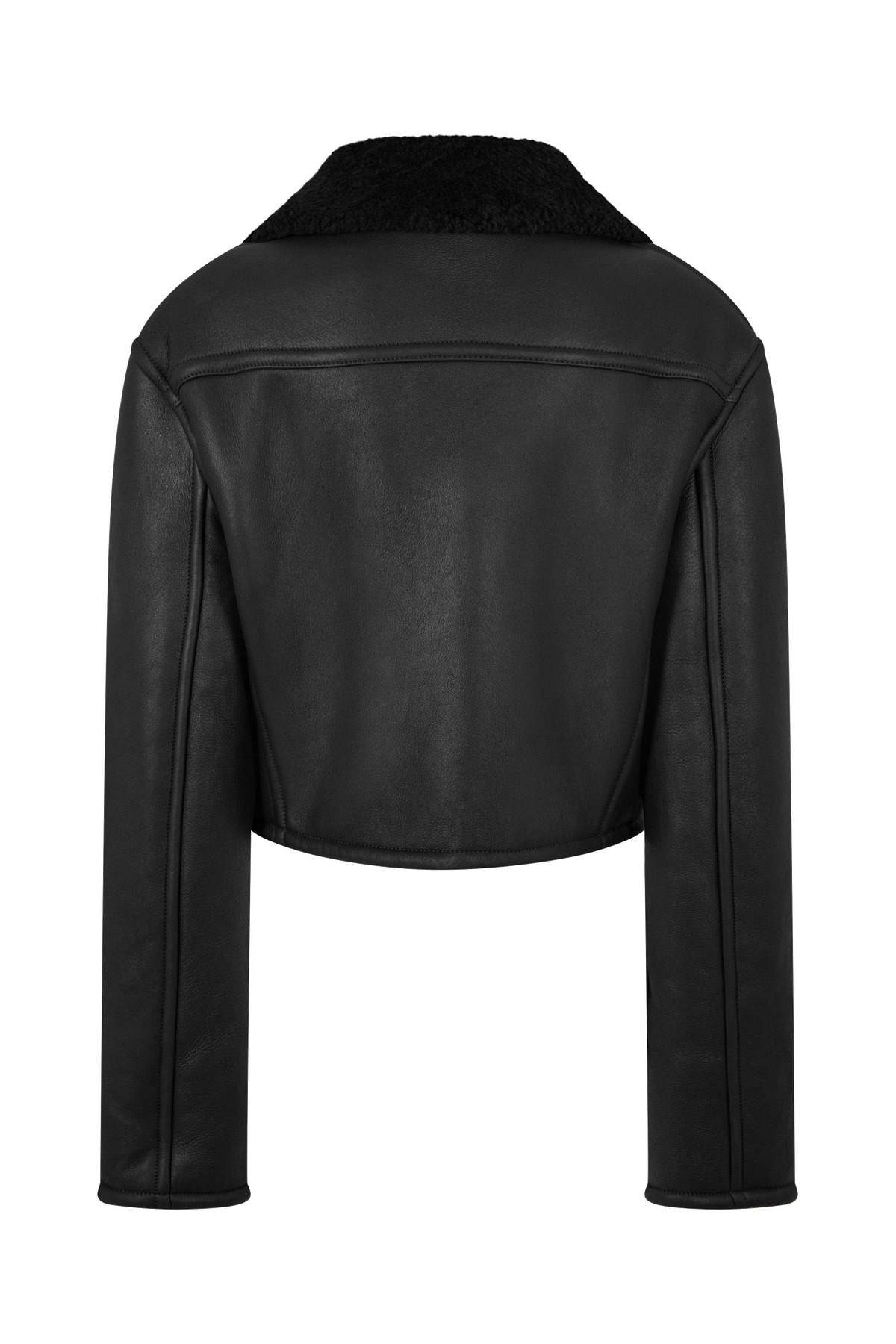 Marino Blouson Long Sleeve Lamb Leather Jacket
