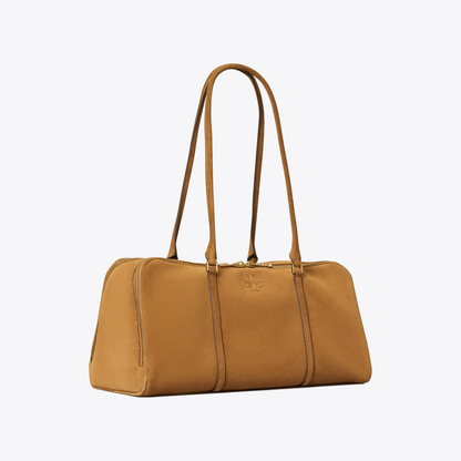 Marshmallow Suede Satchel