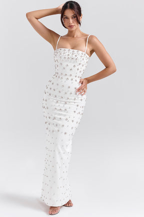 Martine ivory embellished corset wedding gown