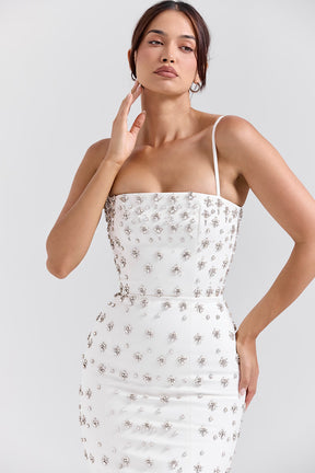 Martine ivory embellished corset wedding gown