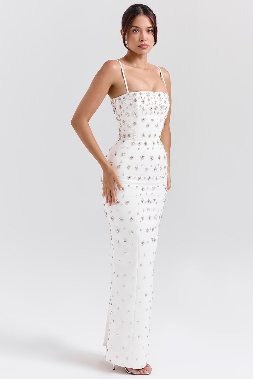 Martine ivory embellished corset wedding gown