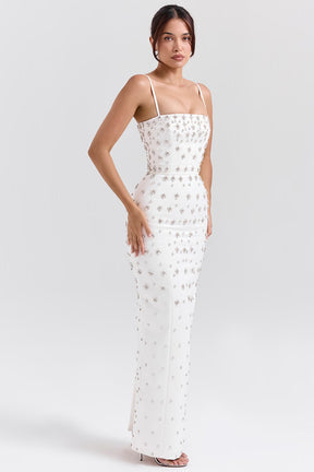 Martine ivory embellished corset wedding gown