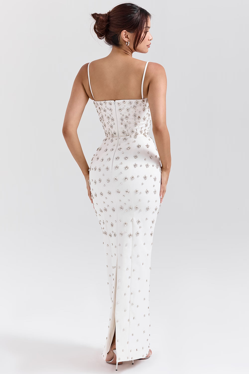 Martine ivory embellished corset wedding gown