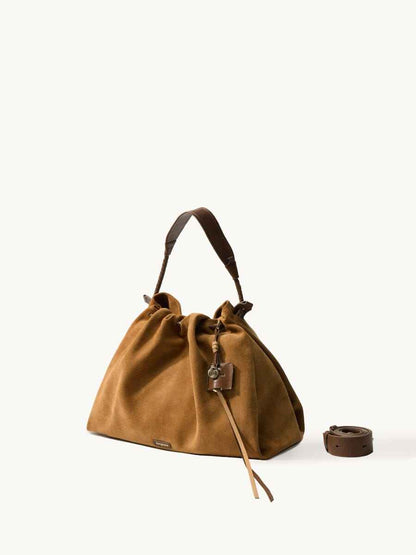 Songmont Medium Gather Bag Set - Ochre Suede