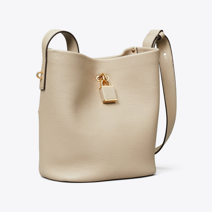 Medium Lock Slim Bucket Bag