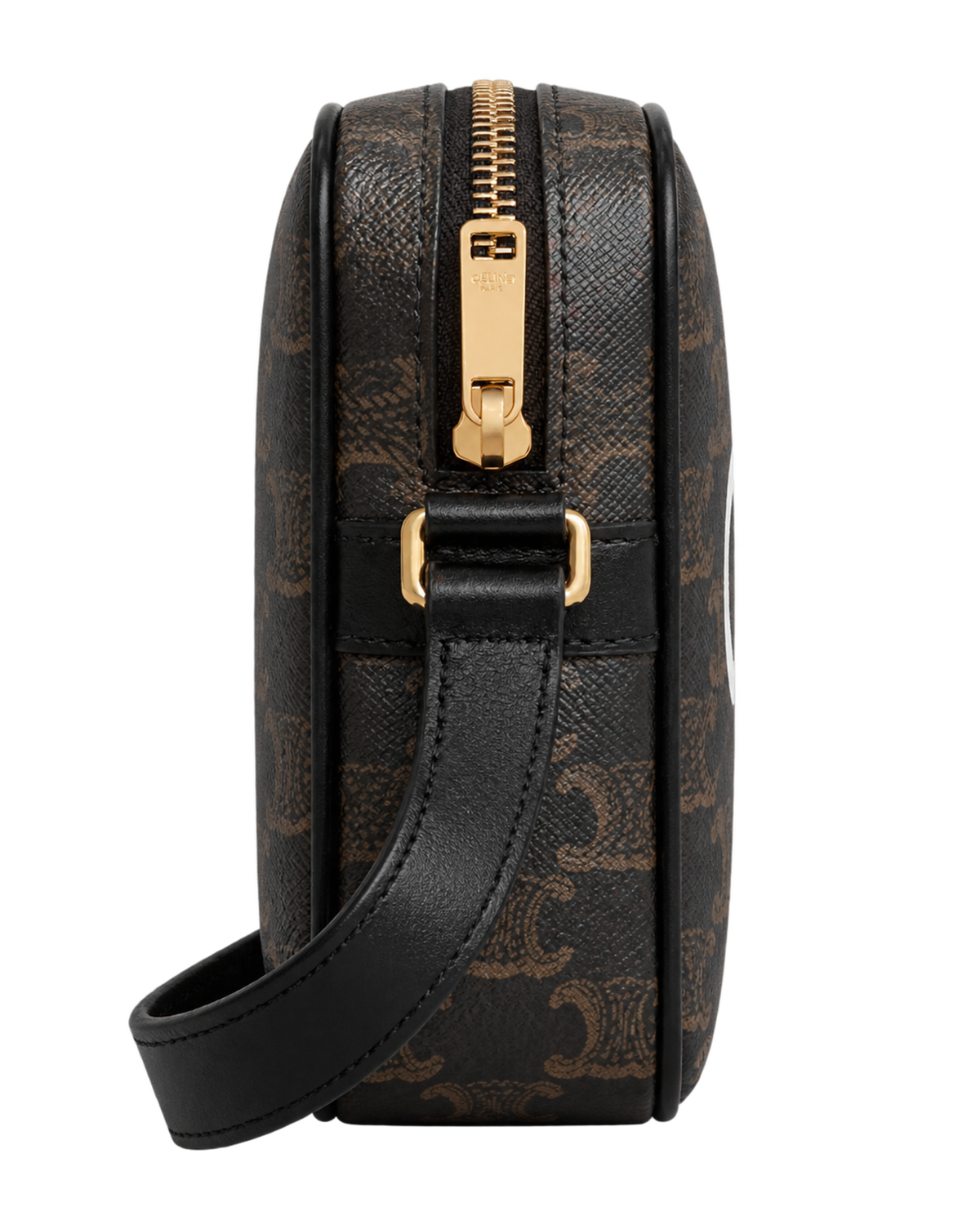 MEDIUM MESSENGER BAG IN Triomphe Canvas with Celine Print