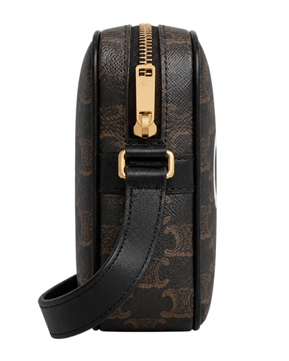 MEDIUM MESSENGER BAG IN Triomphe Canvas with Celine Print