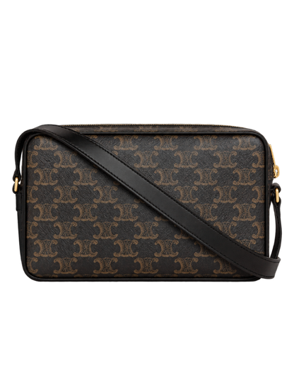 MEDIUM MESSENGER BAG IN Triomphe Canvas with Celine Print