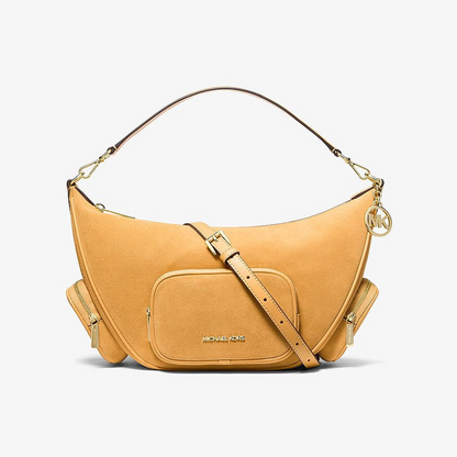 Merritt Medium Suede Convertible Shoulder Bag