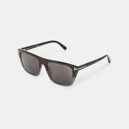 Metal Accent Wayfarer Sunglasses