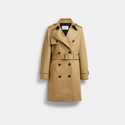 Mid Trench Coat With Signature Collar