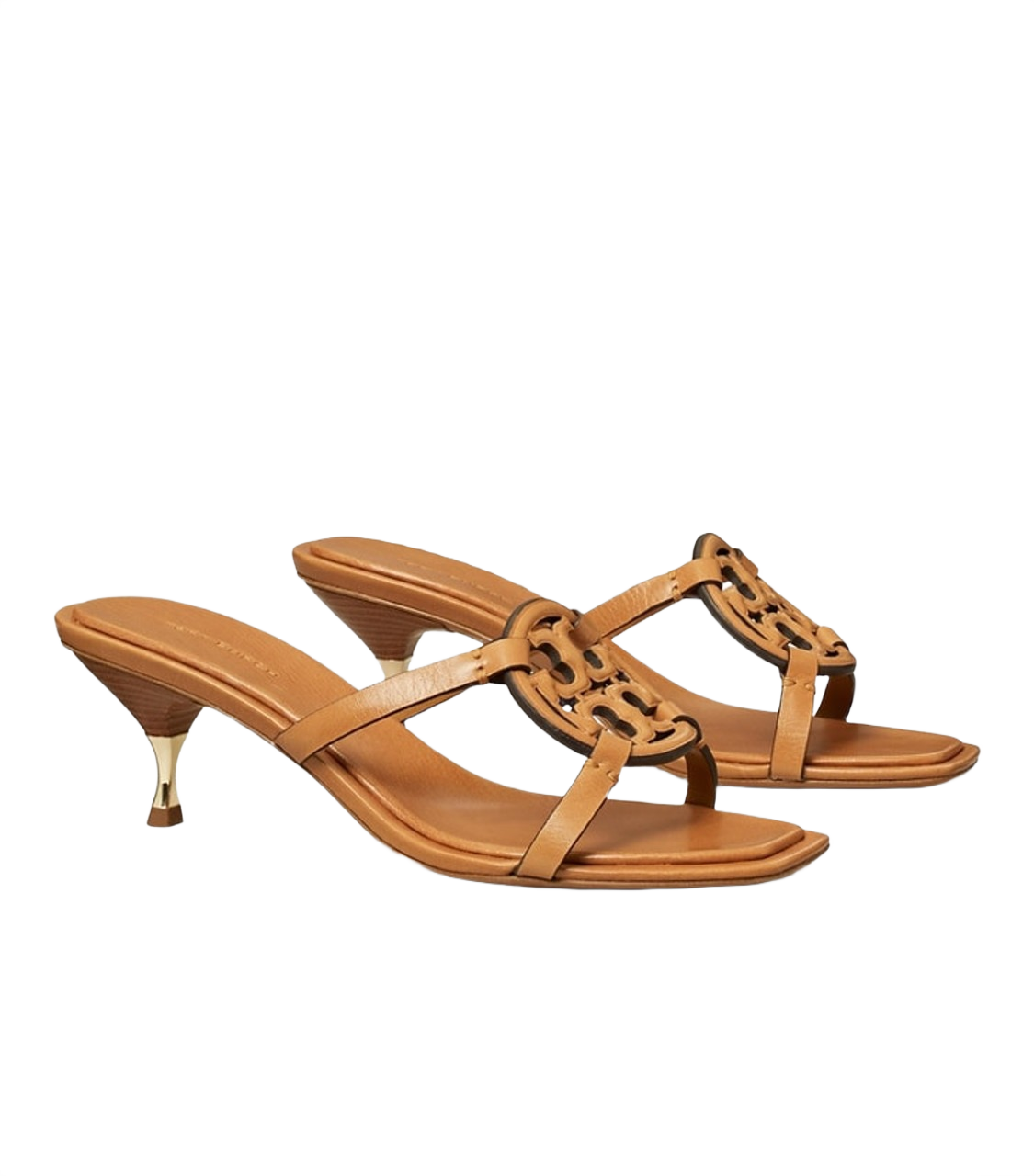 Tory Burch Miller Bombé Low Heel Sandal – Caramel Corn (55 mm)