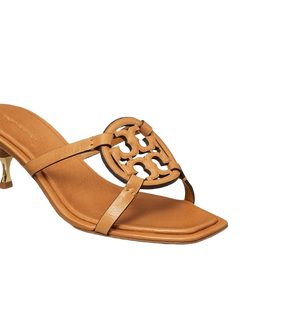 Tory Burch Miller Bombé Low Heel Sandal – Caramel Corn (55 mm)