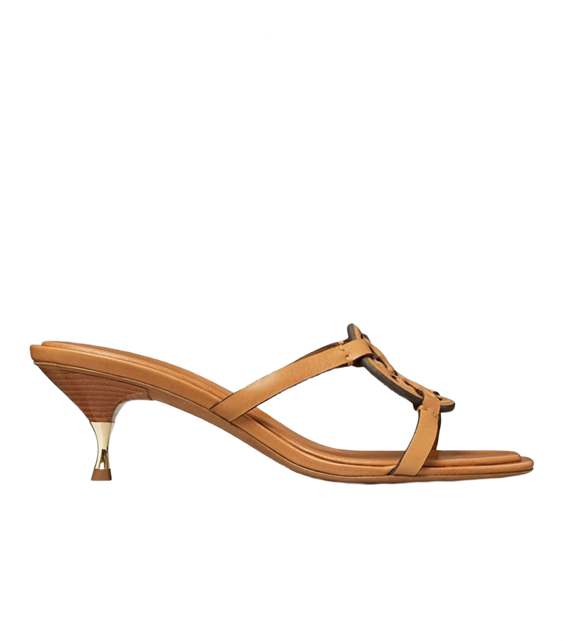 Tory Burch Miller Bombé Low Heel Sandal – Caramel Corn (55 mm)