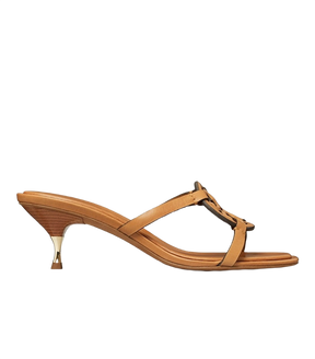 Tory Burch Miller Bombé Low Heel Sandal – Caramel Corn (55 mm)