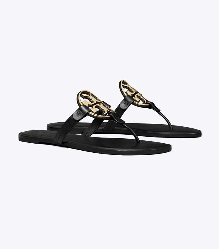 MILLER METAL LOGO SANDAL