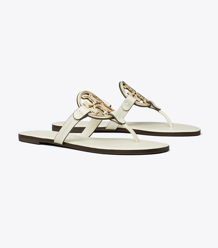 MILLER METAL LOGO SANDAL