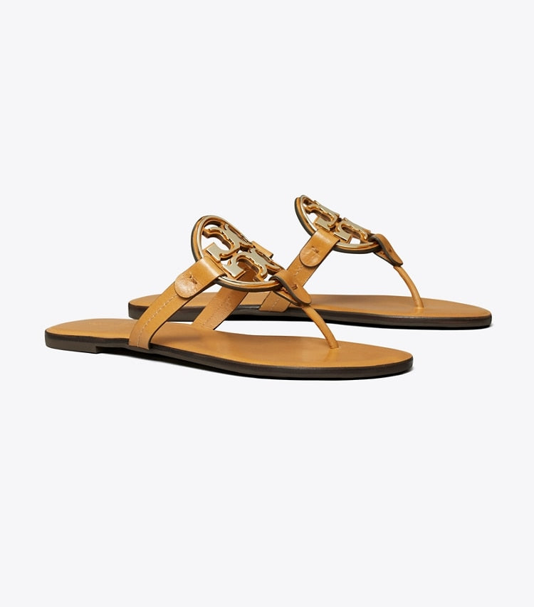 MILLER METAL LOGO SANDAL