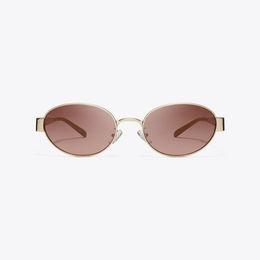 Miller Metal Oval Sunglasses