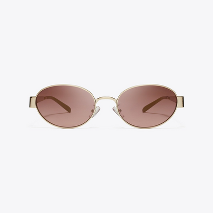Miller Metal Oval Sunglasses