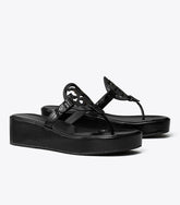 MILLER PATENT WEDGE SANDAL