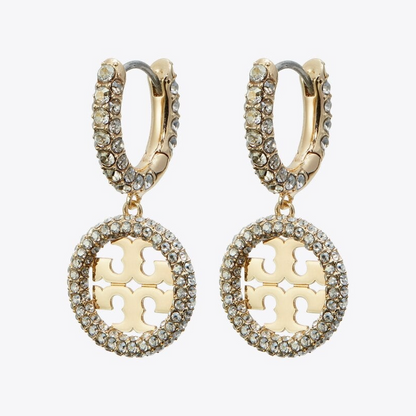 Miller Pavé Huggie Hoop Earring