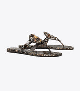 MILLER PRINTED PATENT SANDAL