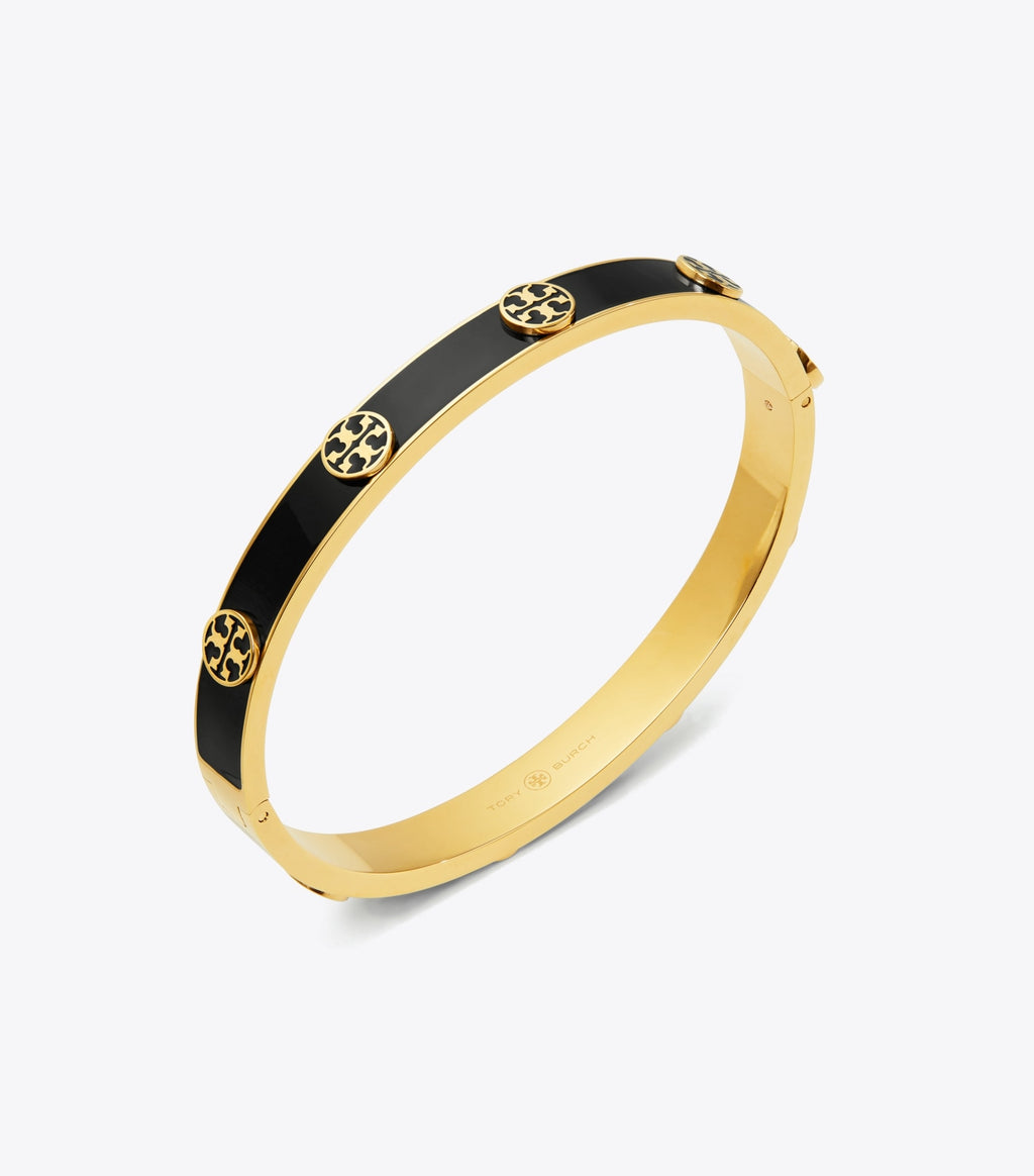 Tory Burch MILLER STUD ENAMEL HINGE BRACELET - Bracelets | Shop From The Mirage