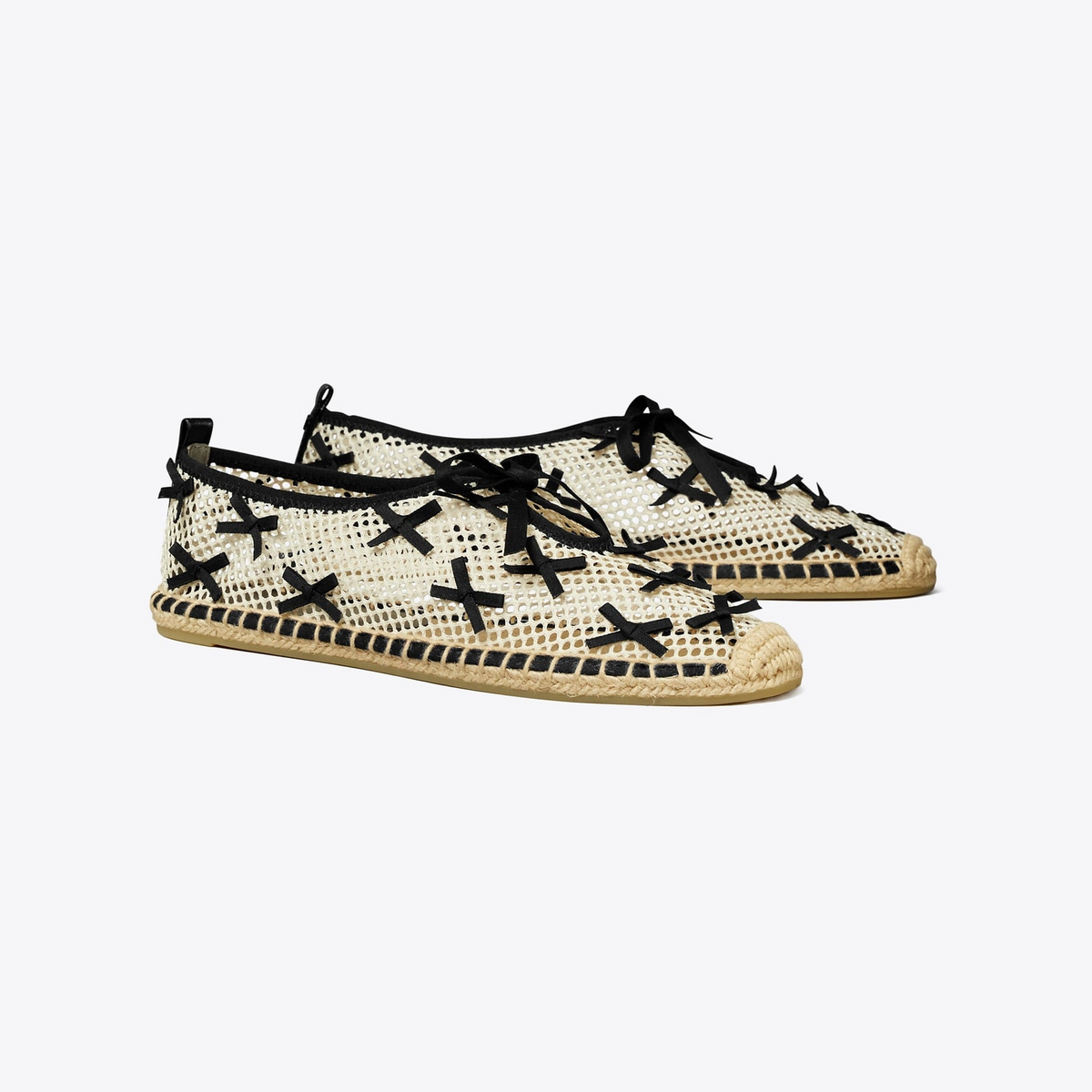 Mini Bow Mesh Espadrille