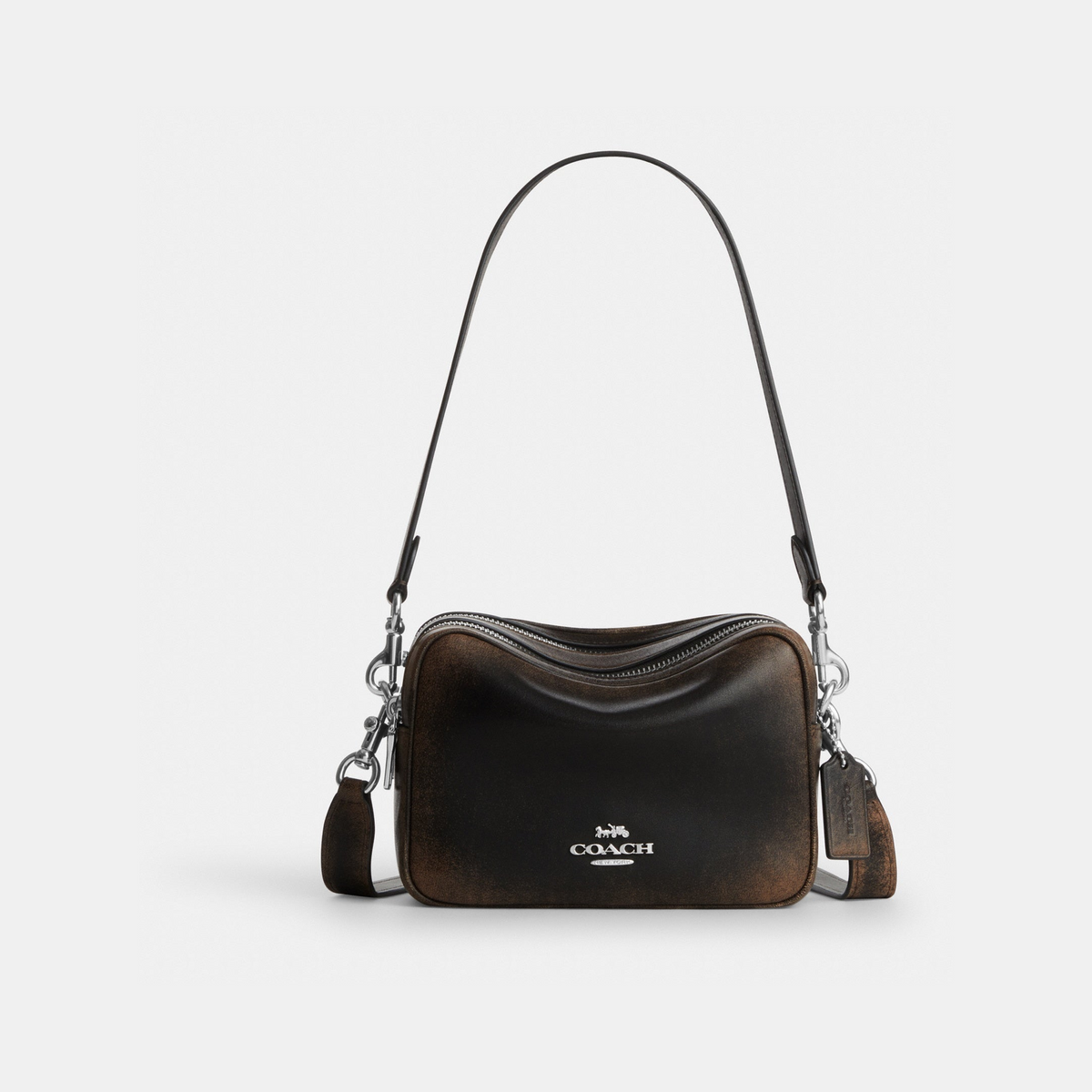 Mini Carey Crossbody Bag In Loved Leather