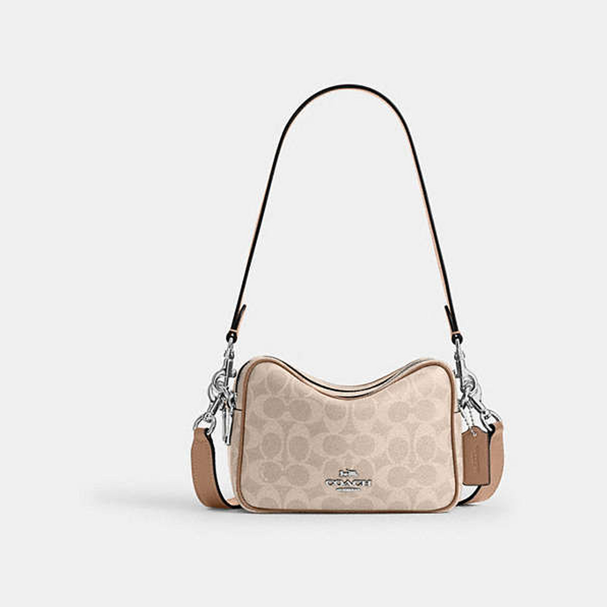 Mini Carey Crossbody Bag In Signature Canvas
