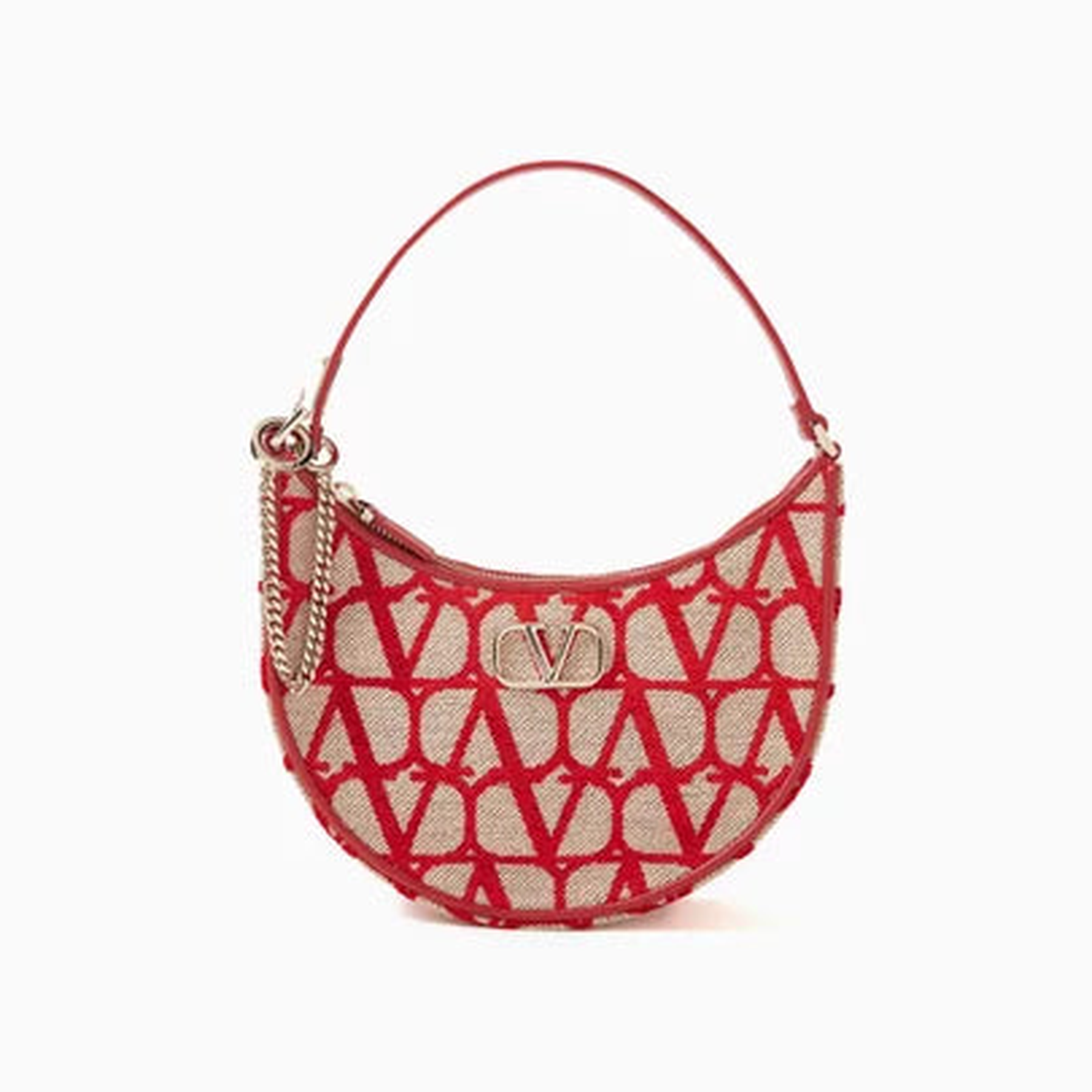 Mini Hobo Bag in VLogo Toile Iconographe