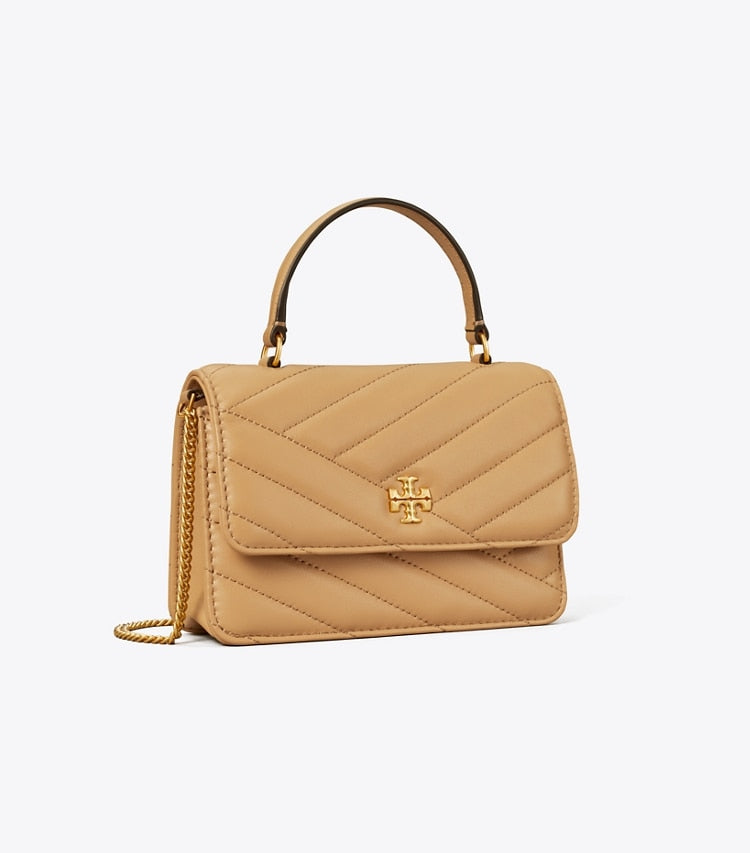 Mini Kira Chervon Top Handle Crossbody