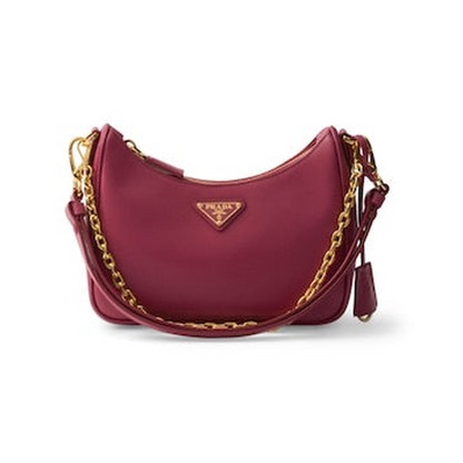 Mini Saffiano Leather Re-Edition Shoulder Bag