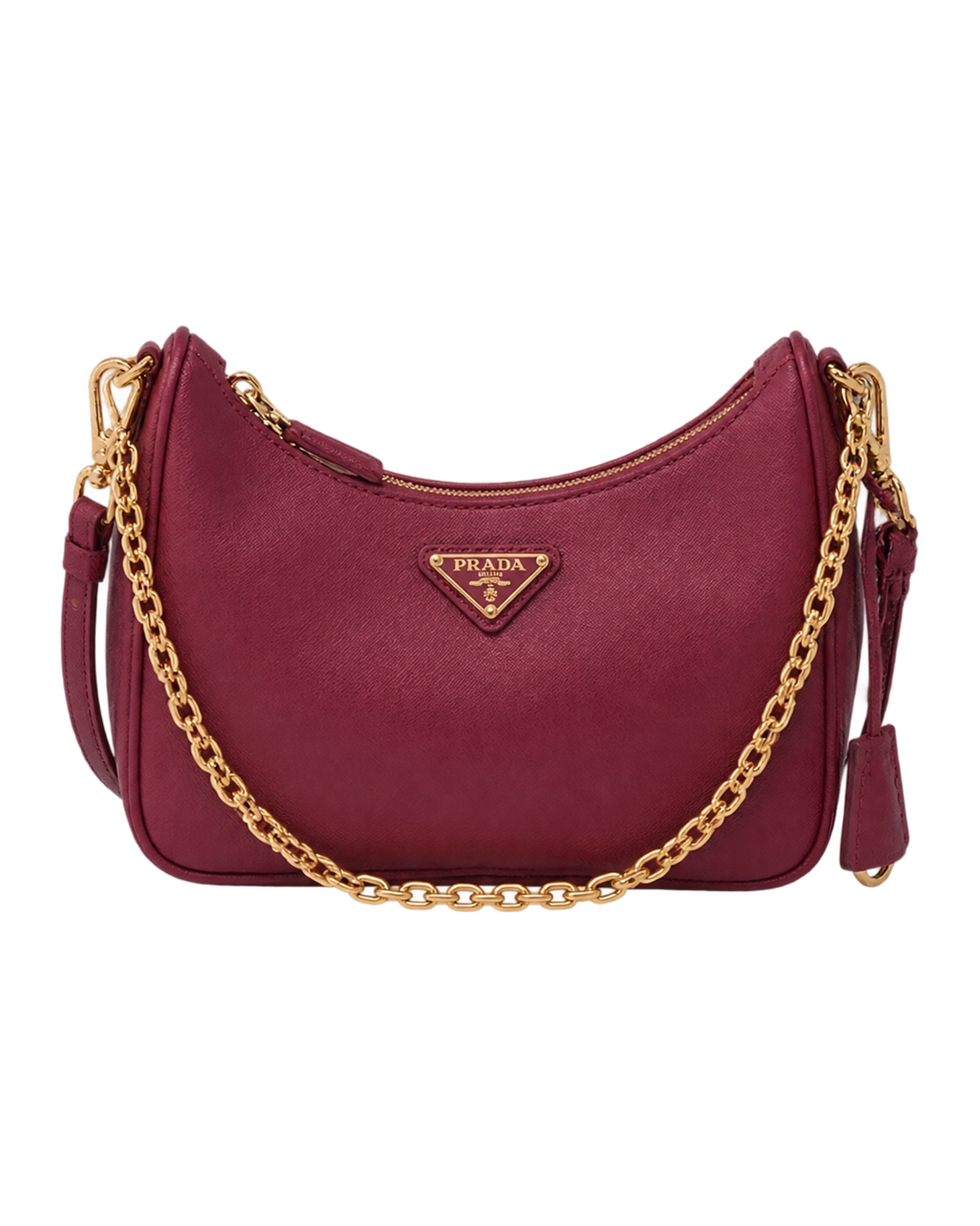 Mini Saffiano Leather Re-Edition Shoulder Bag